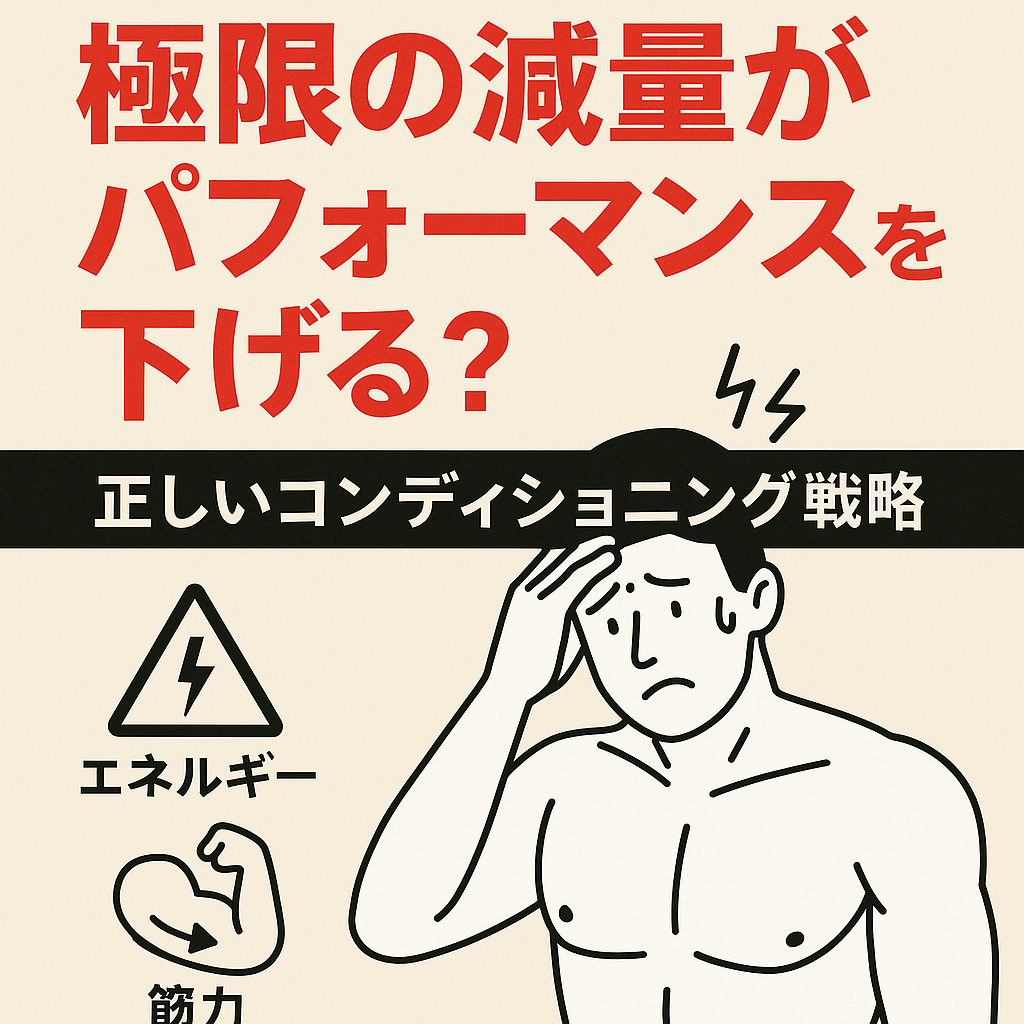 極限の減量がパフォーマンスを下げる？クロスフィット・ハイロックス・スパルタン選手のための正しいコンディショニング戦略